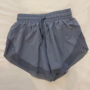 Halara Periwinkle Crossover Mesh Shorts Size S